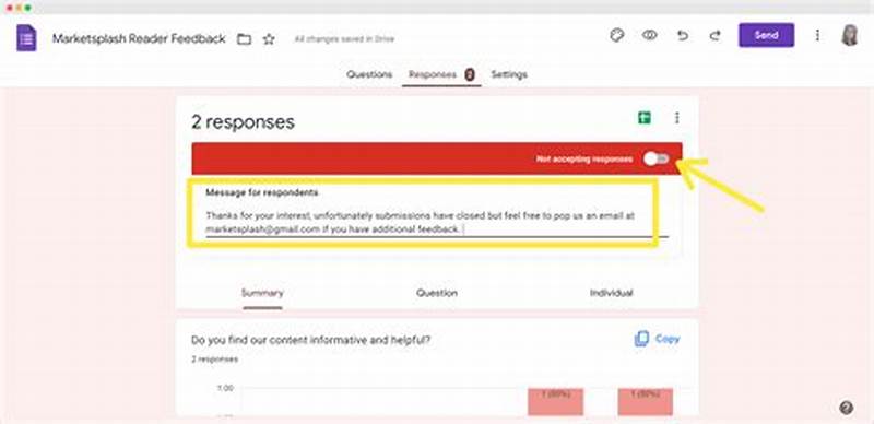 How To Automatically Close Google Form Responses