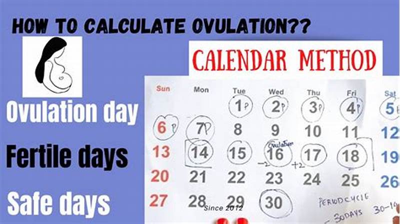 How To Avoid Pregnancy Using Calendar Method