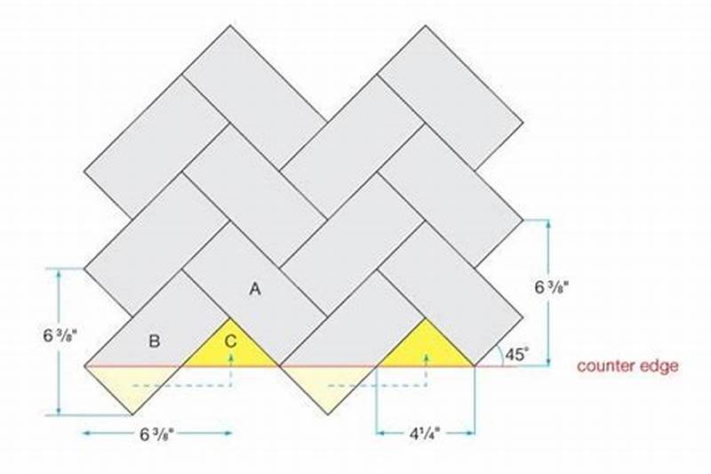 How To Calculate Tile For Herringbone Pattern