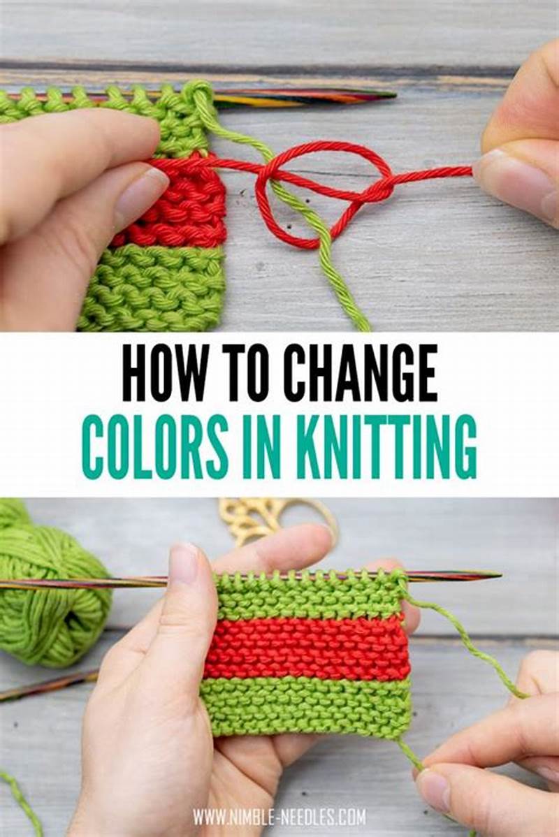 How To Change Colors In Knitting Pattern