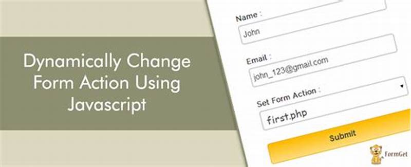 How To Change Form Action In Javascript