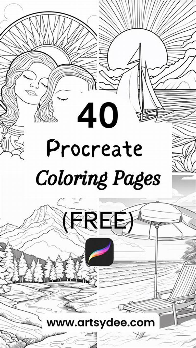 How To Color Coloring Pages In Procreate