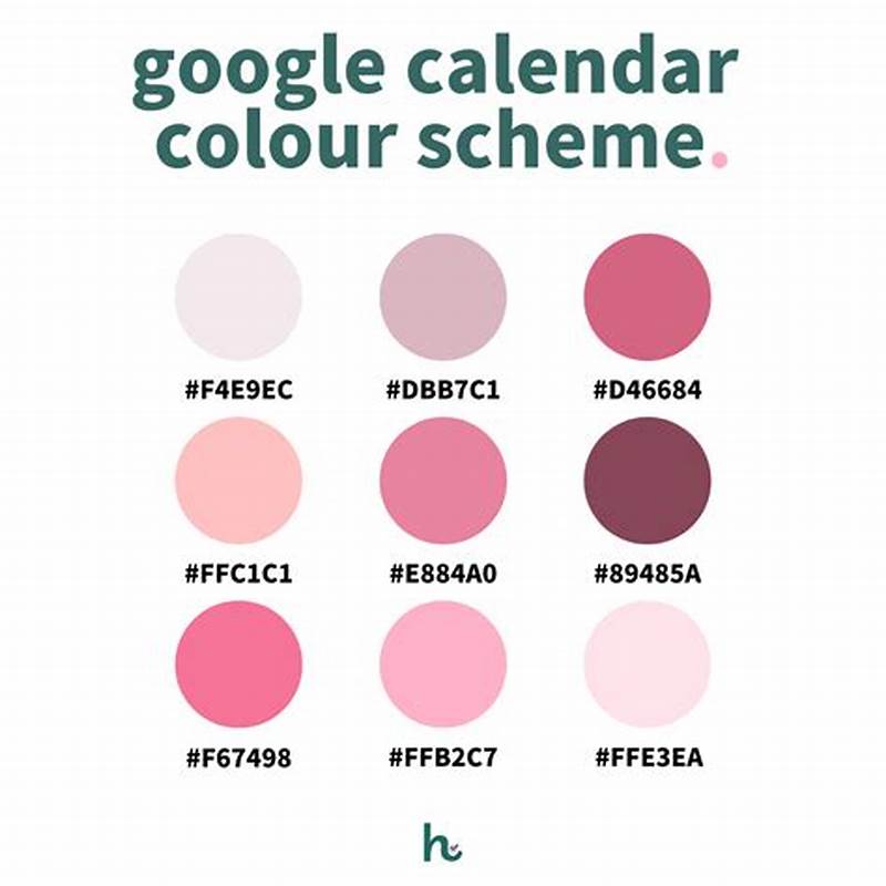How To Colour Code Google Calendar