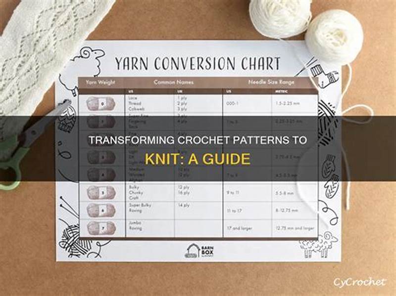 How To Convert Crochet Pattern To Knit