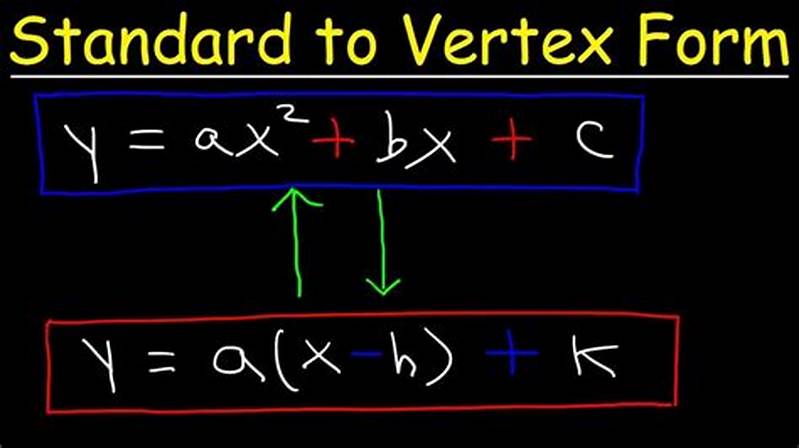 How To Convert Standard Form Into Vertex