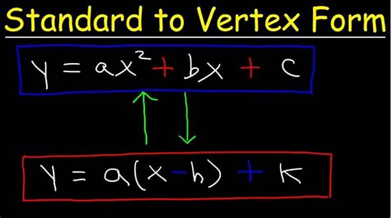 How To Convert Standard Into Vertex Form