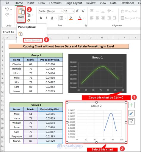 How To Copy A Chart In Excel