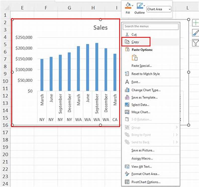 How To Copy Excel Chart To Word