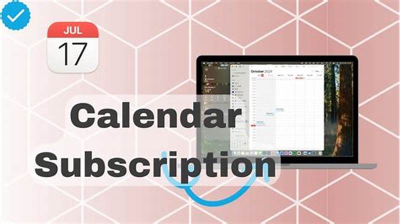How To Create A Calendar Subscription