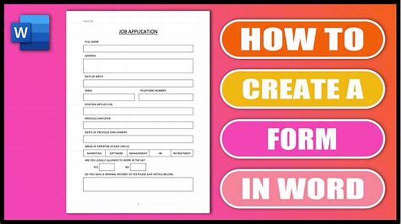 How To Create A Form