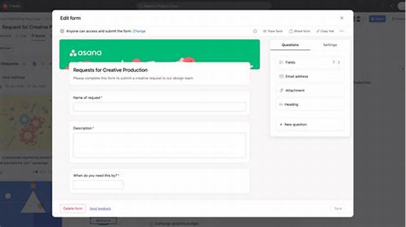 How To Create A Form In Asana