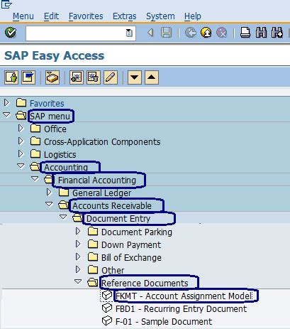 How To Create An Account Assignment Template In Sap