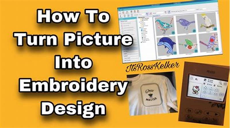 How To Create An Embroidery Pattern