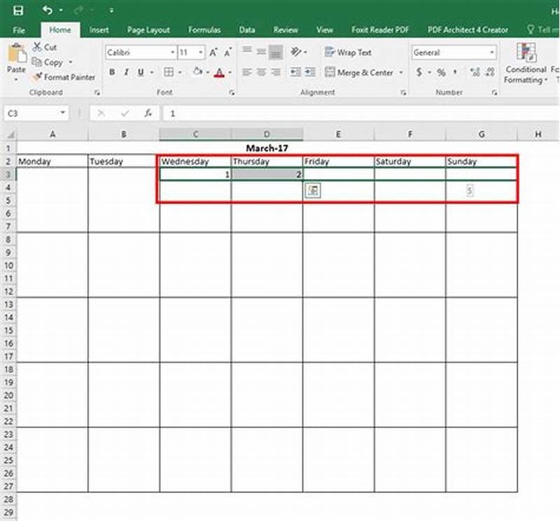 How To Create Calendar In Excel 2010