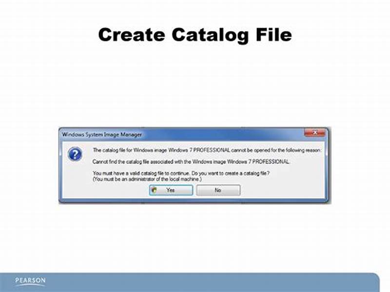 How To Create Catalog File With Wim