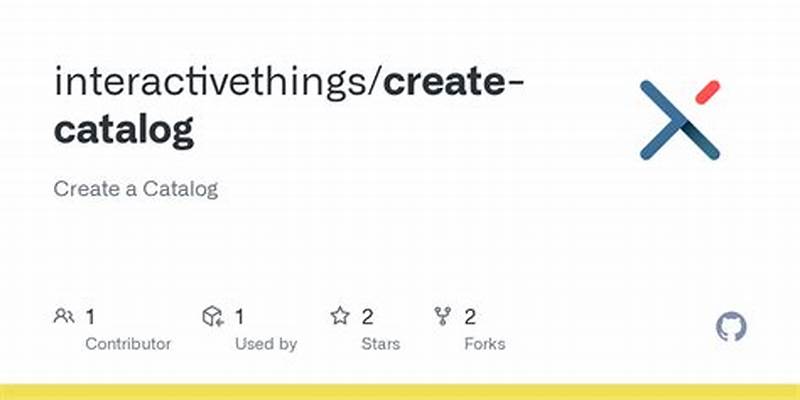 How To Create Catalog For Github Respositry