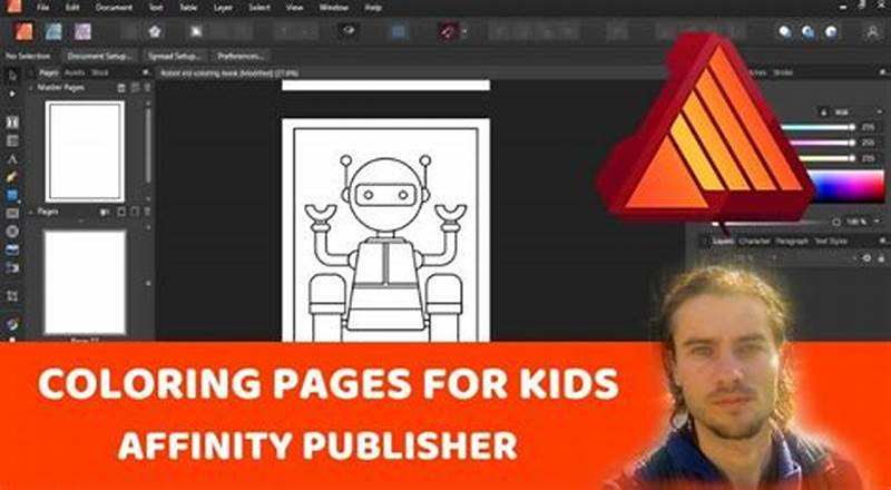 How To Create Coloring Grayscale Pages With Affinity