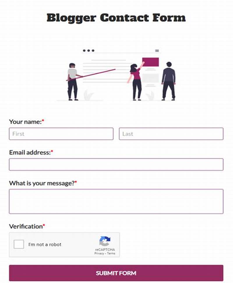 How To Create Contact Form In Blogger