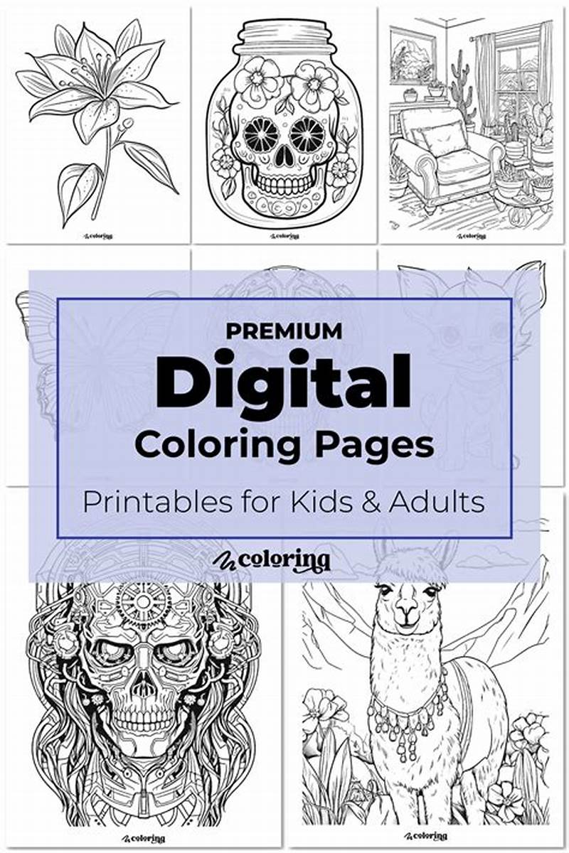 How To Create Digital Coloring Pages