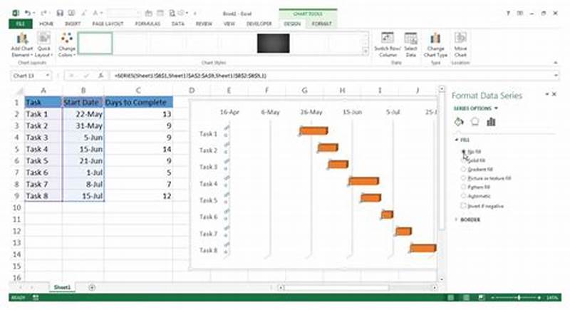 How To Create Gantt Chart In Excel