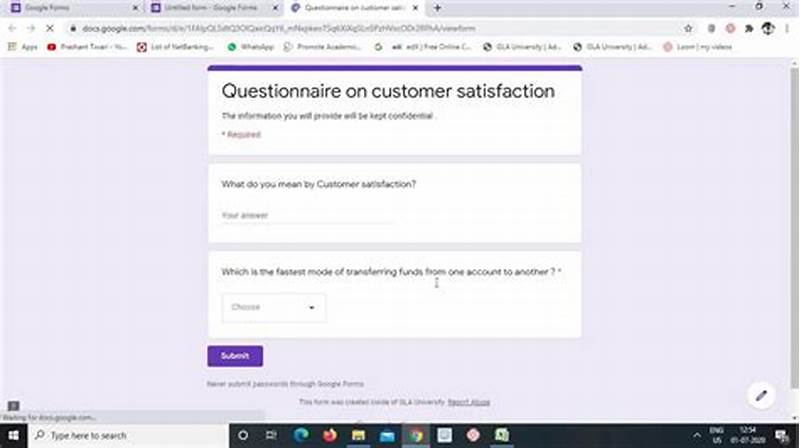 How To Create Google Form For Questionnaire