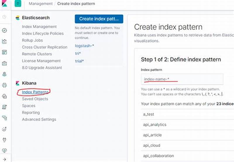 How To Create Index Pattern In Elasticsearch