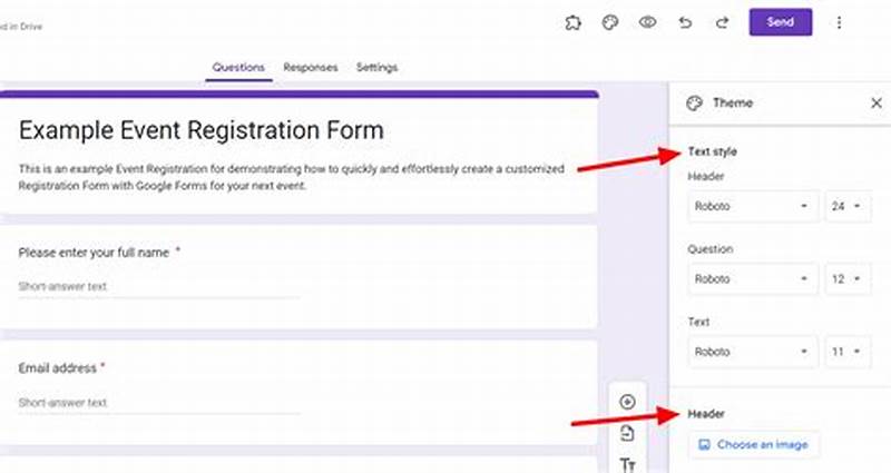 How To Create Registration Form In Google