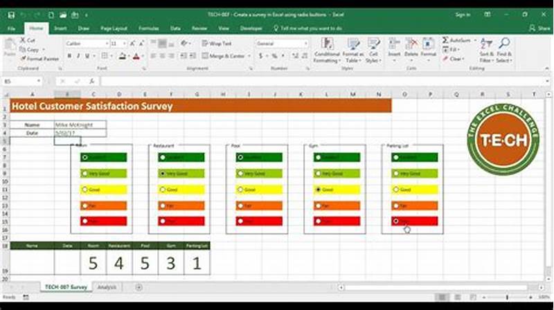 How To Create Survey Form In Excel