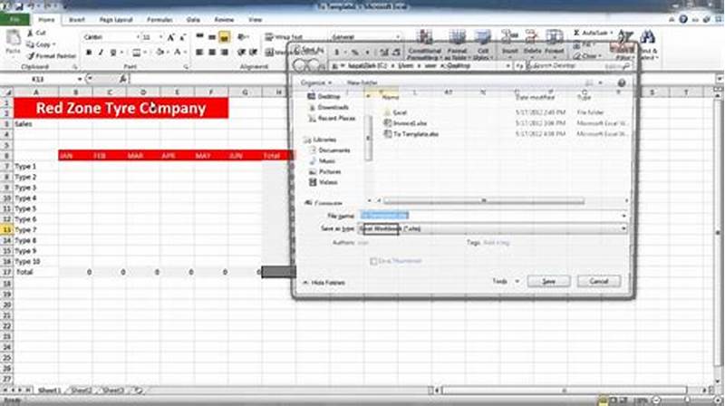 How To Create Template Excel