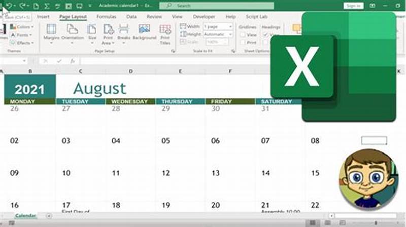 How To Create The Calendar In Excel