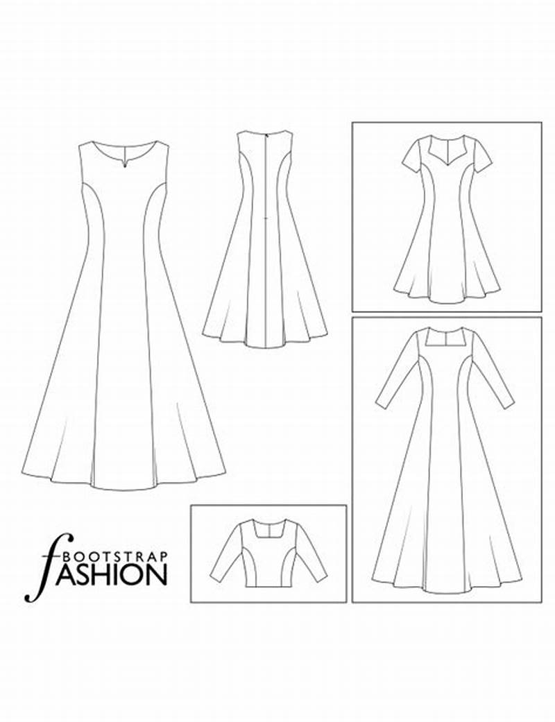 How To Cut A Line Dress Pattern