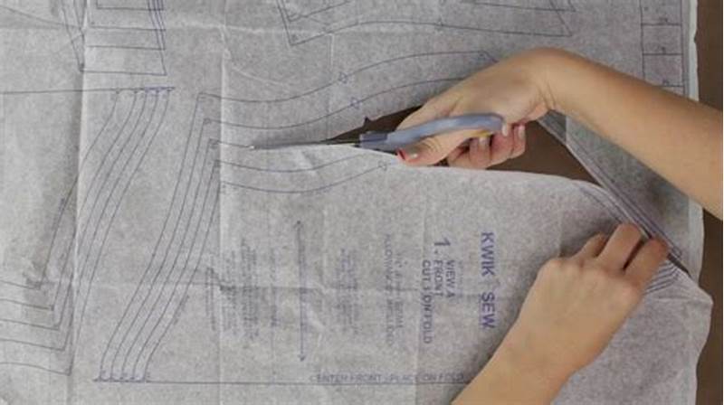How To Cut Out Pattern Pieces