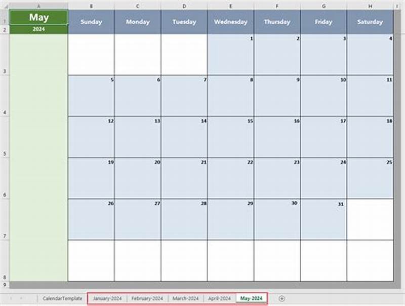 How To Display Calendar In Excel