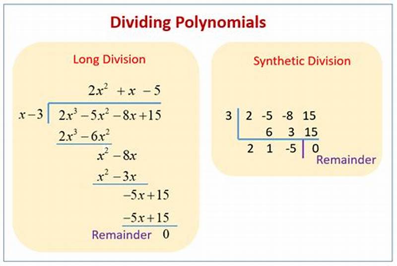 How To Divide Polynomials In Fraction Form