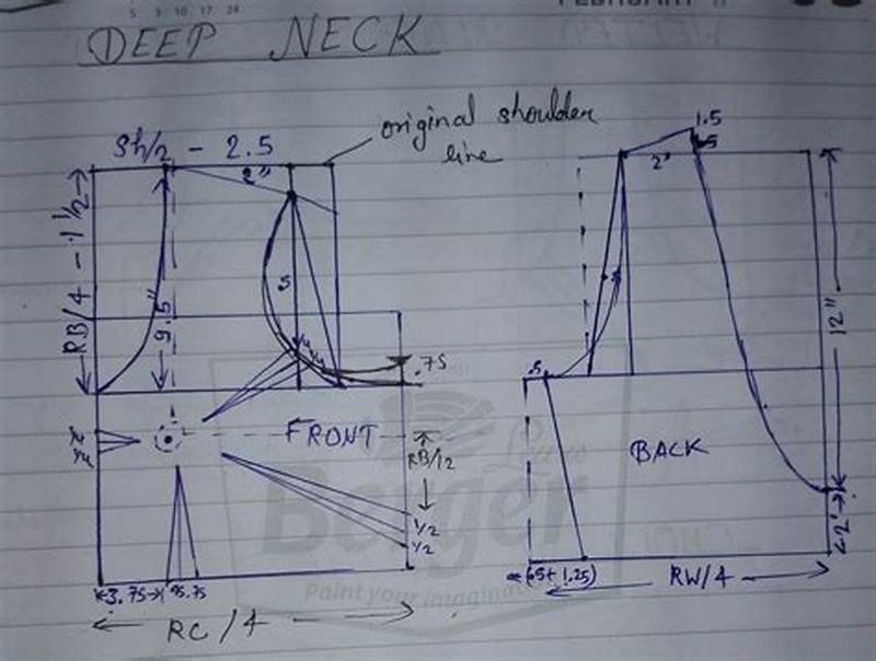 How To Draft Pattern For Blouse