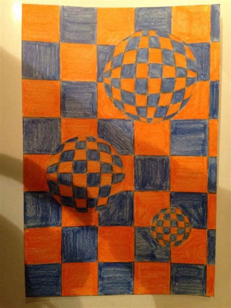 How To Draw A Checkerboard Pattern