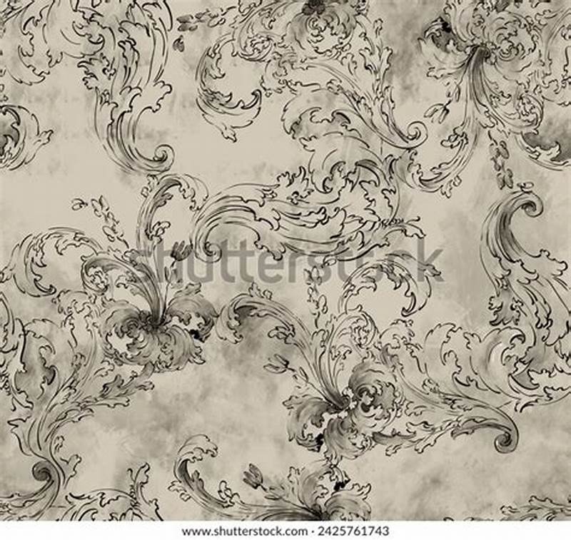 How To Draw A Damask Pattern