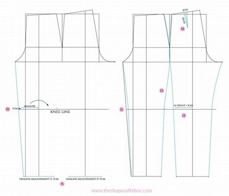 How To Draw A Pants Pattern