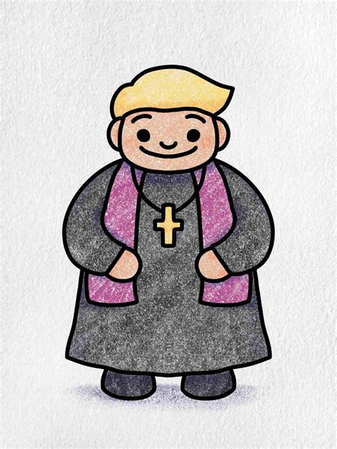 How To Draw A Priest