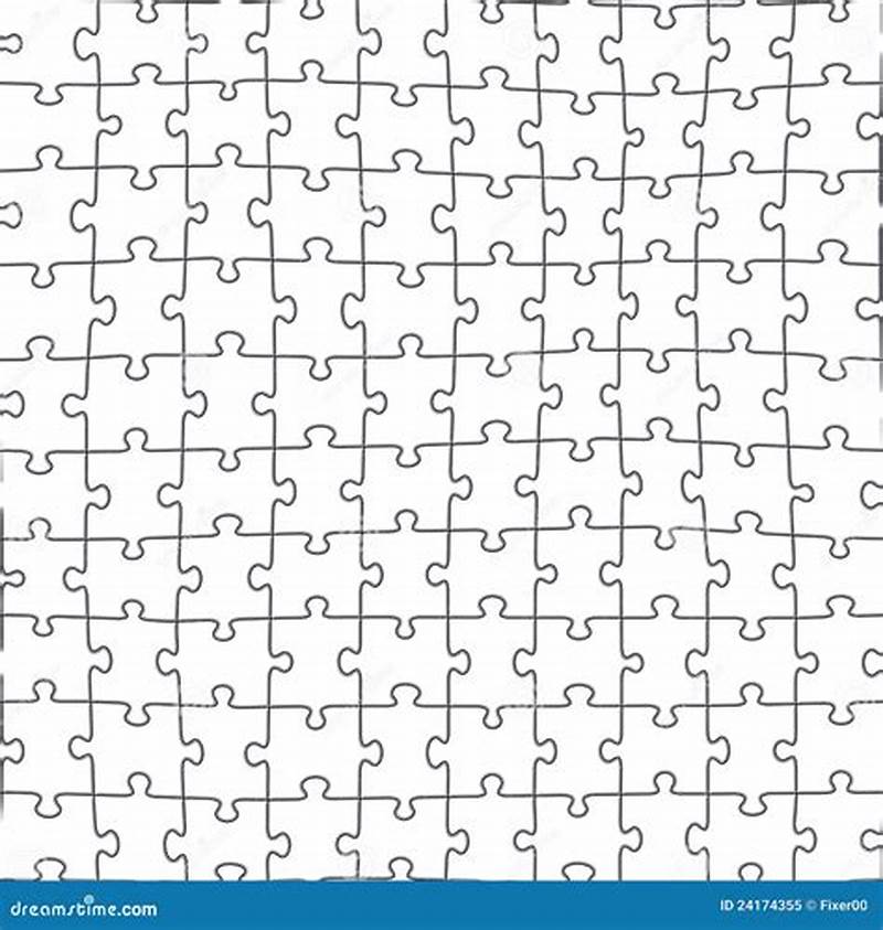 How To Draw A Puzzle Pattern
