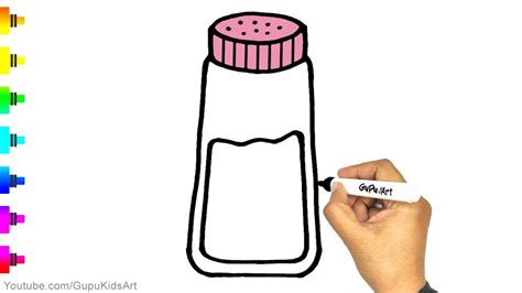 How To Draw A Salt Shaker