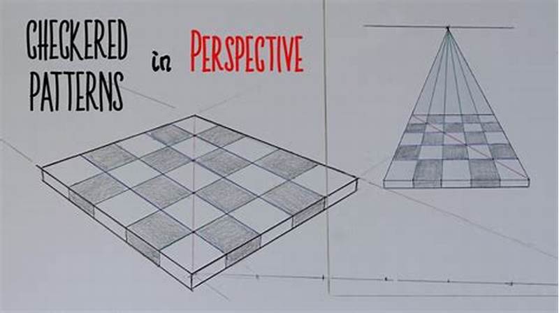 How To Draw Checkered Pattern