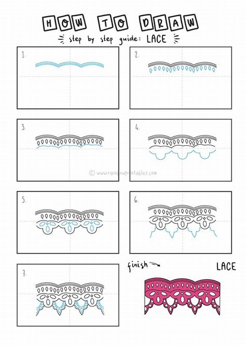 How To Draw Lace Pattern