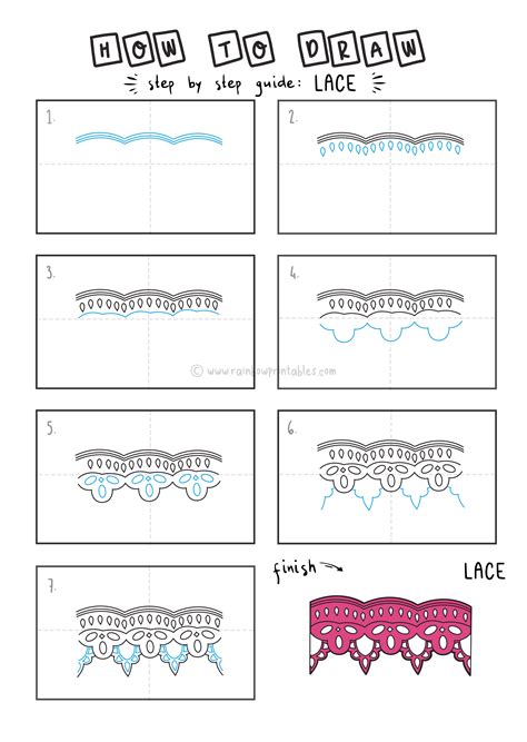 How To Draw Lace Patterns