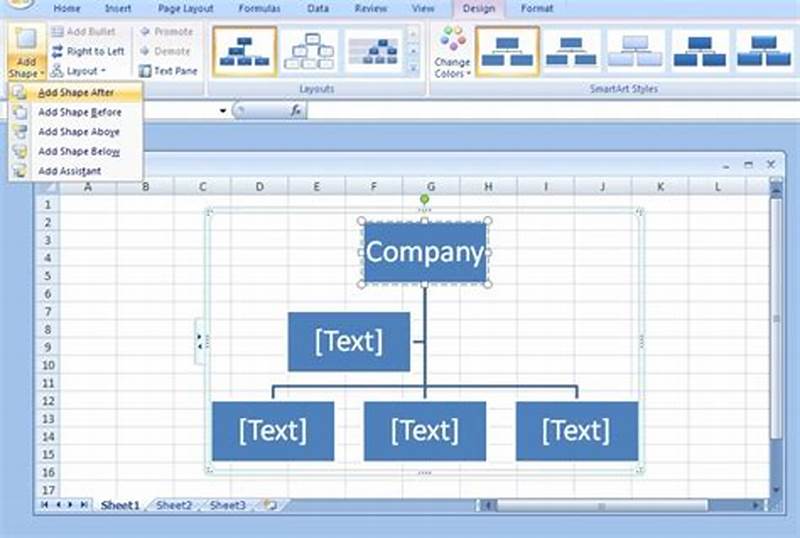 How To Draw Organization Chart In Excel