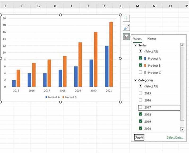 How To Enable Chart Filter In Excel