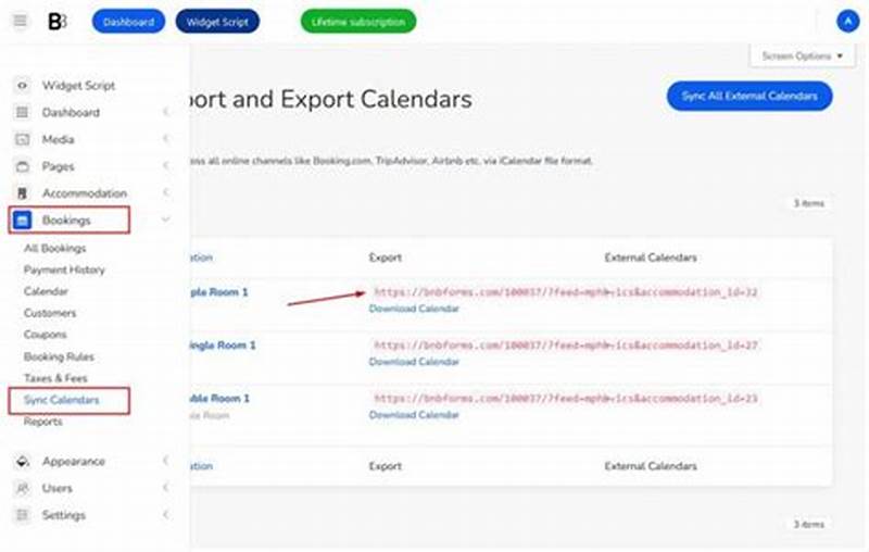 How To Export Booking.com Calendar