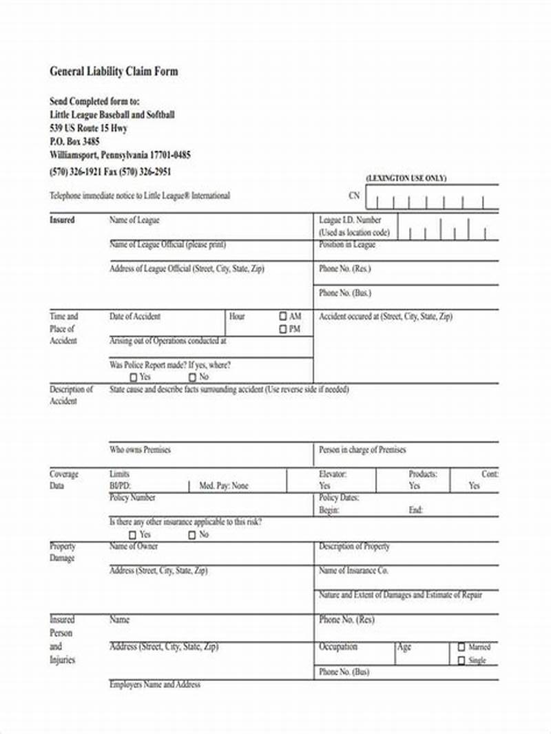 How To File A General Liability Claim