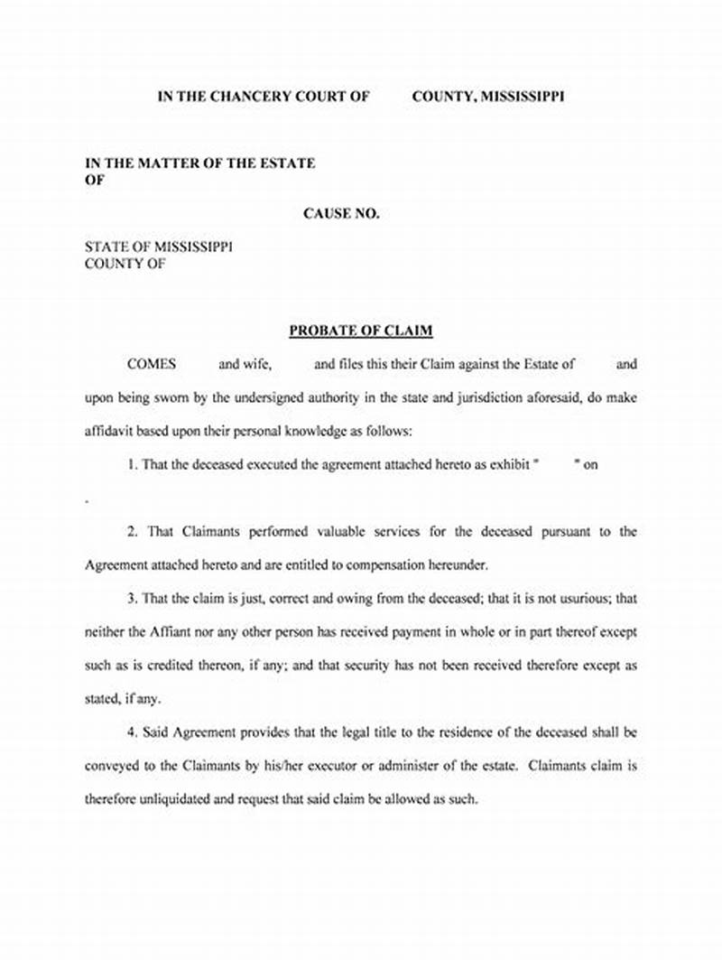 How To File A Probate Claim