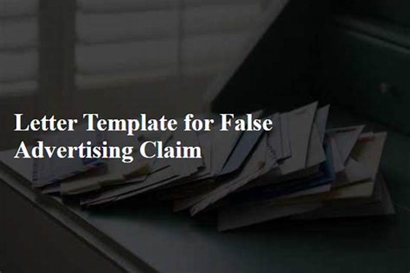 How To File False Advertising Claim